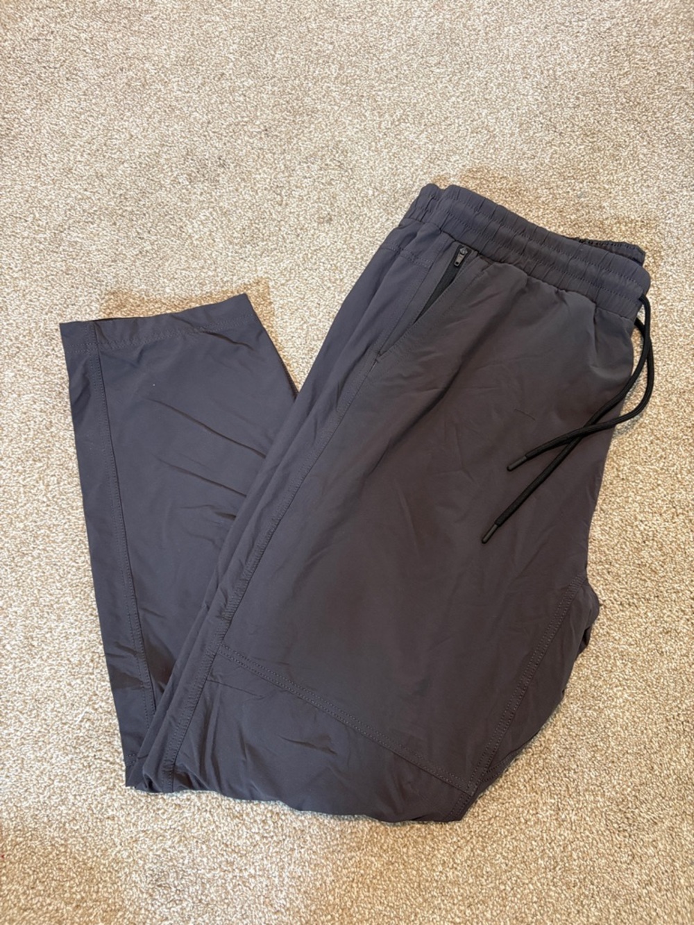 Abercrombie and Fitch Gray Drawstring Pull-On Pants - Size XL